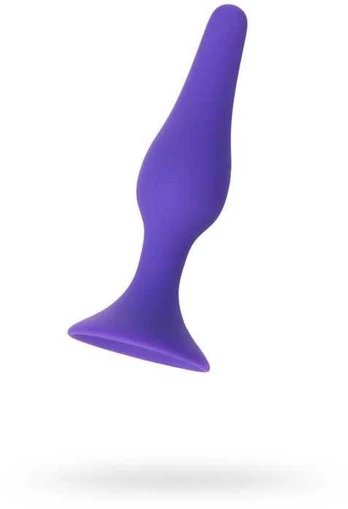 Toyfa A-TOYS, Anal Plug, Silicone, Violetinė, 10.2 cm
