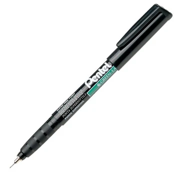 Permanentais marķieris Pentel NMF-50, melns, 0.6mm, konisks