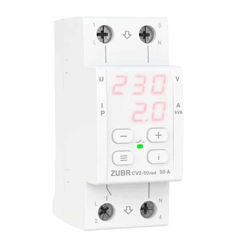 ZUBR CV2-50 RED - elektroninė įtampos ir srovės kontrolės relė