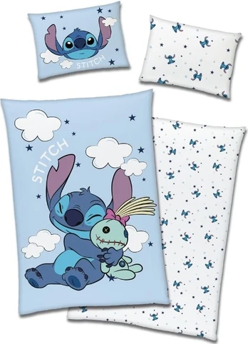 Disney Stitch - Bedding - 140x200 50x70 cm - 100% Bomull (8014975)