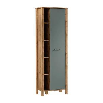 Vitrina Indygo R1D, ruda/žalia
