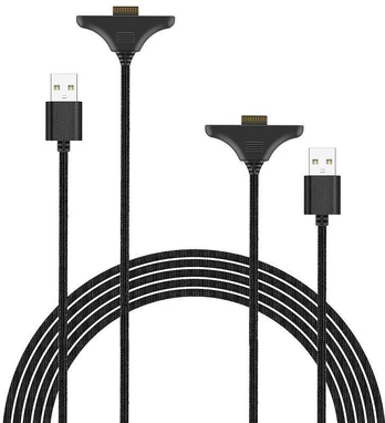 Dėklas iPega SW2119A Charging Cable (3m, 2pcs) for JoyCon Controller Nintendo Switch 2 Raudona/Mėlyna