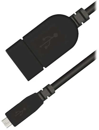 Sinox Beslag Sinox iMedia Micro USB OTG adapter. 0,2m. Sort