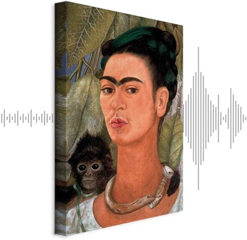 Artgeist Paveikslas - Frida Kahlo – Self-Portrait with Monkey
