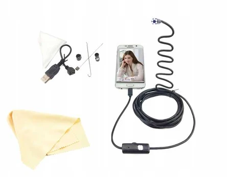 Xrec Endoskopo tikrinimo kameros USB 1,5 m / standus kabelis