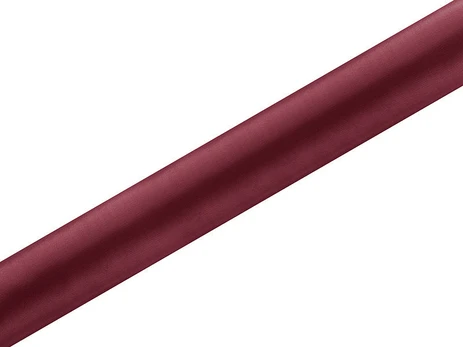 Bordo satino audinys dekoravimui 0,36x9 m