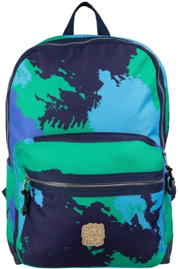 Pick & Pack mokyklinė kuprinė Camo, L