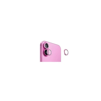 Evelatus Apple iPhone 16 / 16 Plus Camera Lens Protector Armor Pink