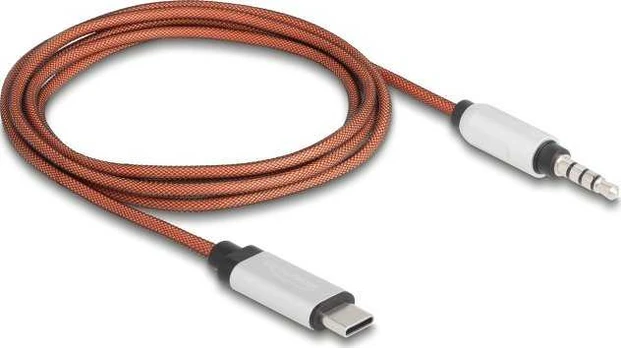 DELOCK AUX Kabelis USB Type-C Stecker zu Klinkenstecker 3,5 mm