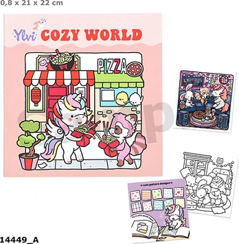 Ylvi - COZY World Colouring Book (0414449)