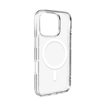 Puro skaidrus silikoninis dėklas iPhone 16 Pro Max“