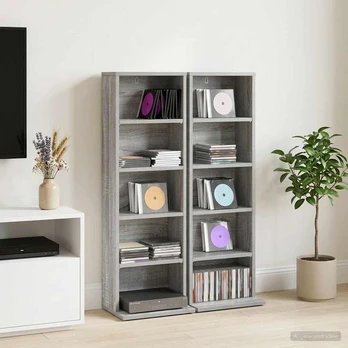 CD spinta 2 vnt. Pilka Sonoma 33 x 23,5 x 97,5 cm