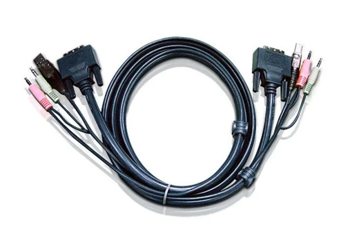 ATEN 2L-7D02U ATEN Kabelis DVI/USB, Garsas - 2m