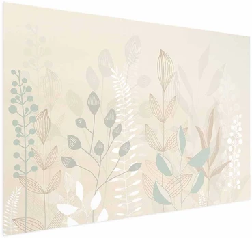 Artgeist Plakatas - Pastel-rusvai gelsvas Meadow