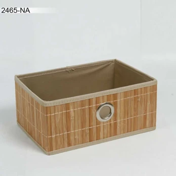 Home4You Krepšelis MAX BAMBOO 30x21xH13cm