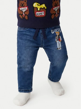 Guess Džinsai I6YA01 D1270 Mėlyna Regular Fit
