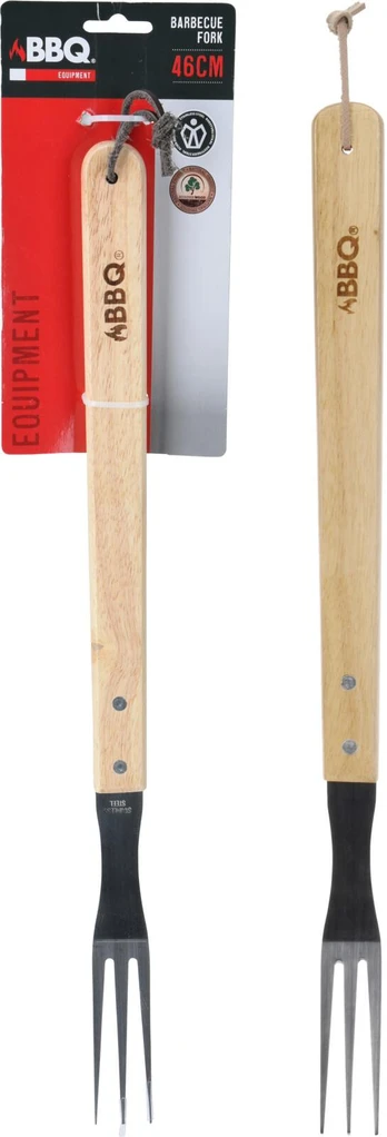 Affek Design Šakutė su medine rankena BBQ 46cm