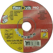 Diskas metalo pjov. 125x1.6x22.2 FLEXOVIT PRO kaina