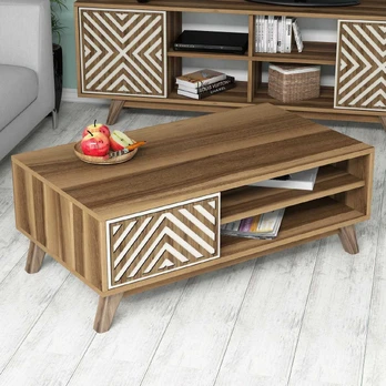 İnci - Walnut, Cream