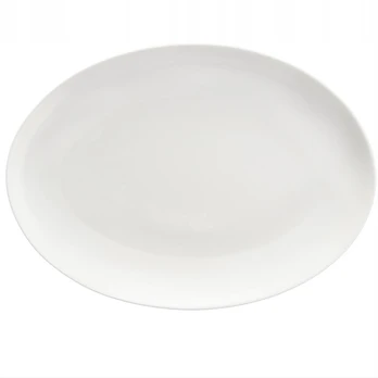 Ovalus padėklas 30 cm Boston Baltas Villa Italia