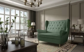 Sofa Aros, žalia kaina