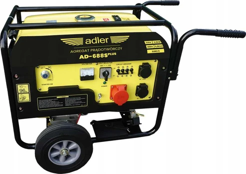 ADLER GENERATOR / GENERATOR SET AD-688S plus 6,8kVA / 6,2 kW / 230/400V