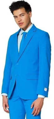 Blåt jakkesæt OppoSuits