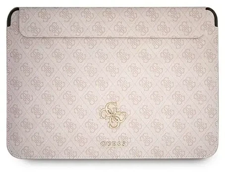 Guess PU 4G Metal Logo Computer Sleeve 13" Rožinė