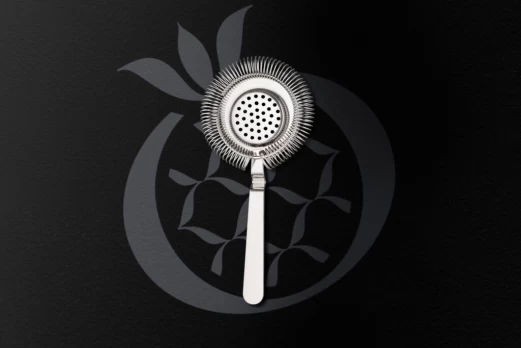 Sidabro spalvos sietelis „Deluxe Strainer“