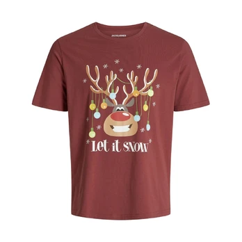 Marškinėliai vyrams, Raudona, Christmas tee