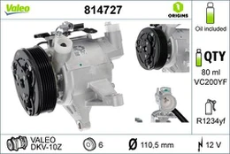 VALEO  VAL814727 Air conditioning compressor kaina