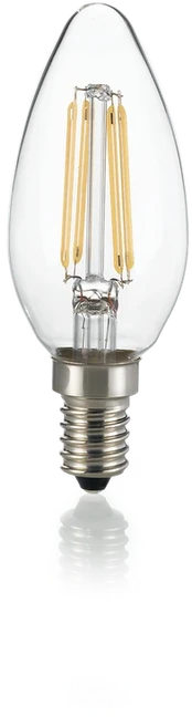 4W LED lemputė E14, 3000K, skaidri, dimeriuojama, 188928