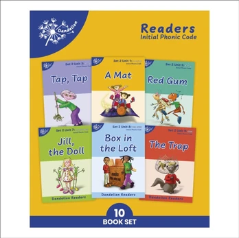 Phonic Books Dandelion Readers Set 2 Units 1-10