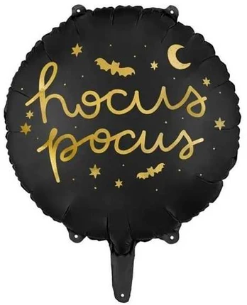 Party Deco Hocus Pocus folieballon, sort