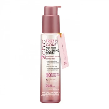 GIOVANNI 2CHIC FRIZZ BE GONE plaukų serumas, 81 ml