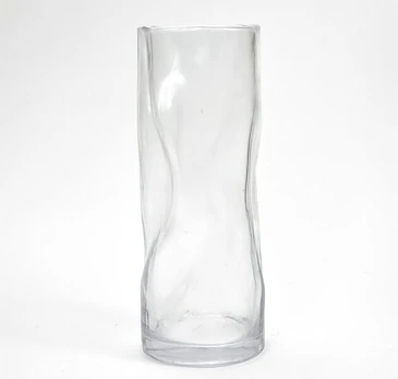Vaza stiklinė, 25x10 cm