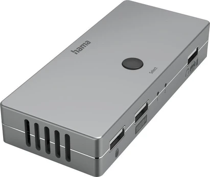 Šakotuvas Hama KVM jungiklis 3x HDMI, 3x USB-A, 2x USB 2.0 (B)