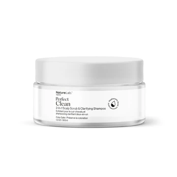 NatureLab® Tokyo Perfect Clean 2-in-1 Scalp Scrub &amp; Shampoo Valomasis šampūnas su pilingu, 30ml