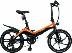 Sulankstomas elektrinis dviratis Blaupunkt Fiene 20", oranžinis kaina