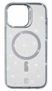 Dėklas Cellular Line Cellularline Sparkle Mag - Apple iPhone 15 Pro MagSafe Case Transparent