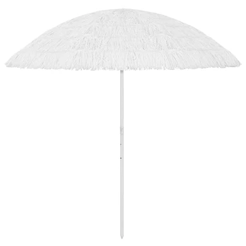 Paplūdimio skėtis, baltos spalvos, 300cm