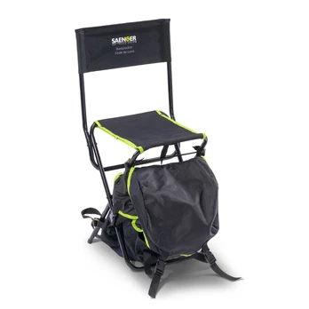 Turistinė kėdė, su kuprine Saenger De Luxe 9732215, pilka
