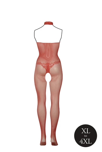 Shots Fishnet and Lace Bodystocking - Queen Size