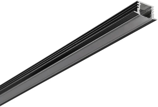 Įleidžiamas LED profilis BERLINO, juodas, 2m