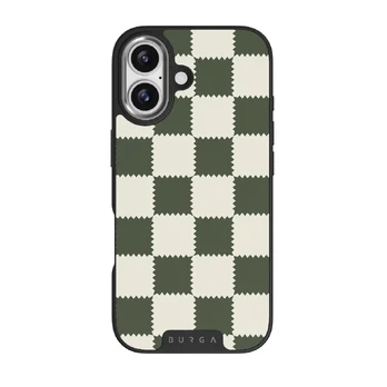 Retro Grid - iPhone 17 Case, Elite Dark (MagSafe) / Gunmetal