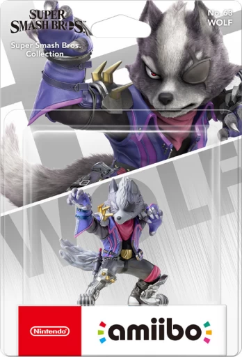amiibo WOLF No.63 (Smash Bros Collection)(Išleidimo data 2018-12-12)