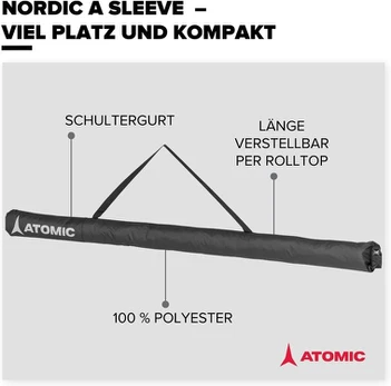 Atomic Nordic A Slidinėjimo Krepšys - Juodas