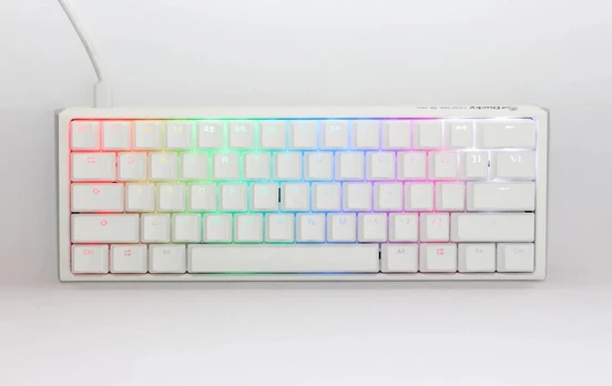 Klaviatūra Ducky One 3 60% (Balta) - Cherry MX Silver switches