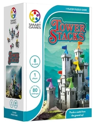 Stalo žaidimas Smart Games Tower Stacks 106