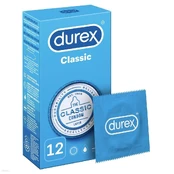 DUREX prezervatyvai CLASSIC, 12 vnt. kaina